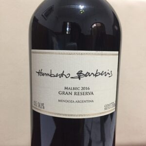 Humberto Barberis Gran Reserva 2016.